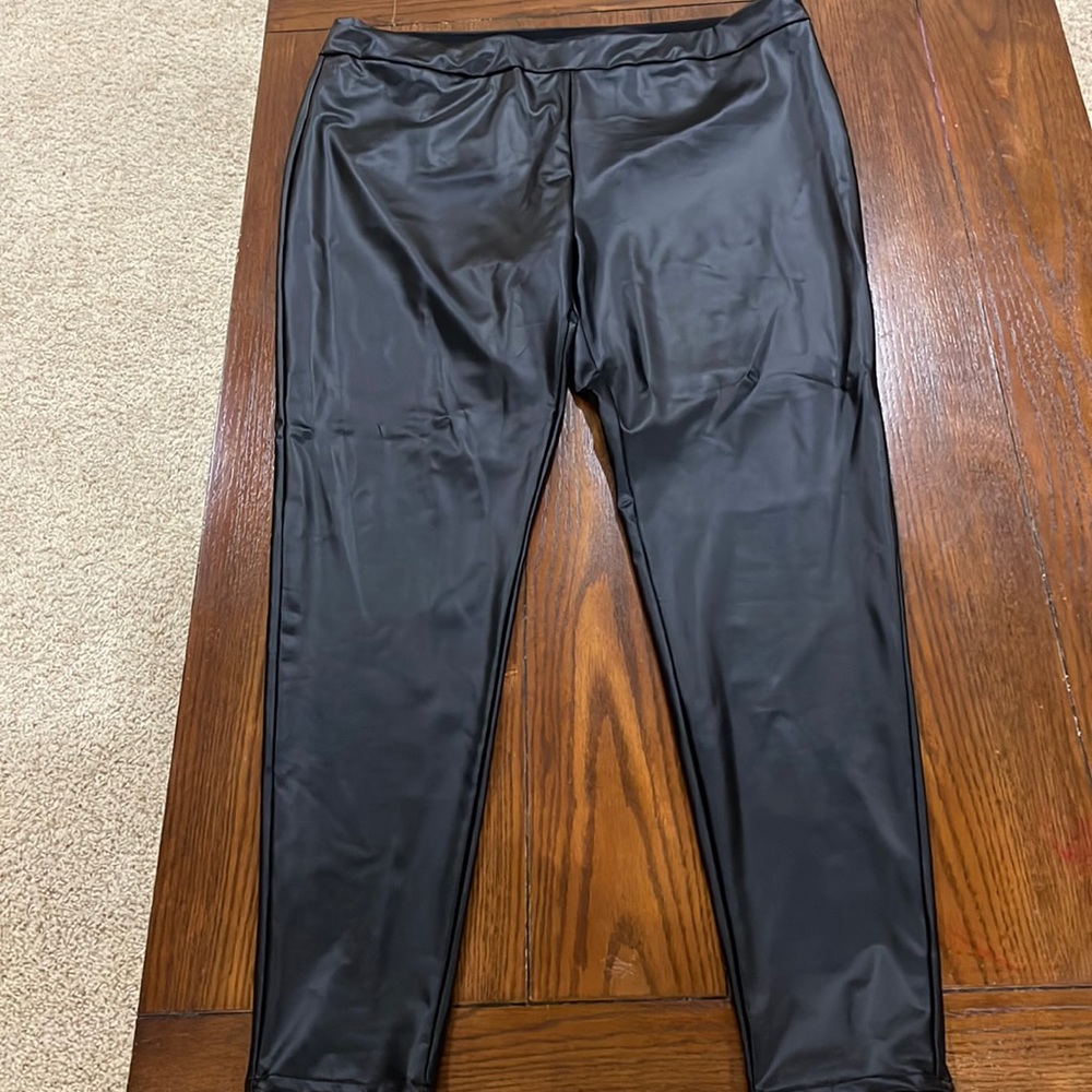 Fashion Nova Faux Leather Leggings size 2XL